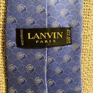 Blue Lanvin tie